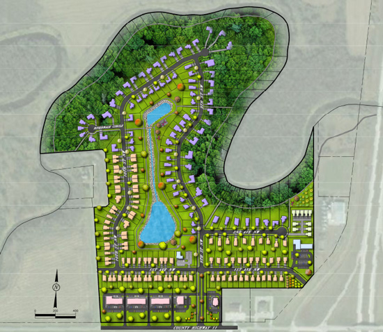 Riverwalk Development lot map